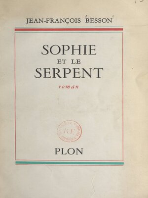 cover image of Sophie et le serpent
